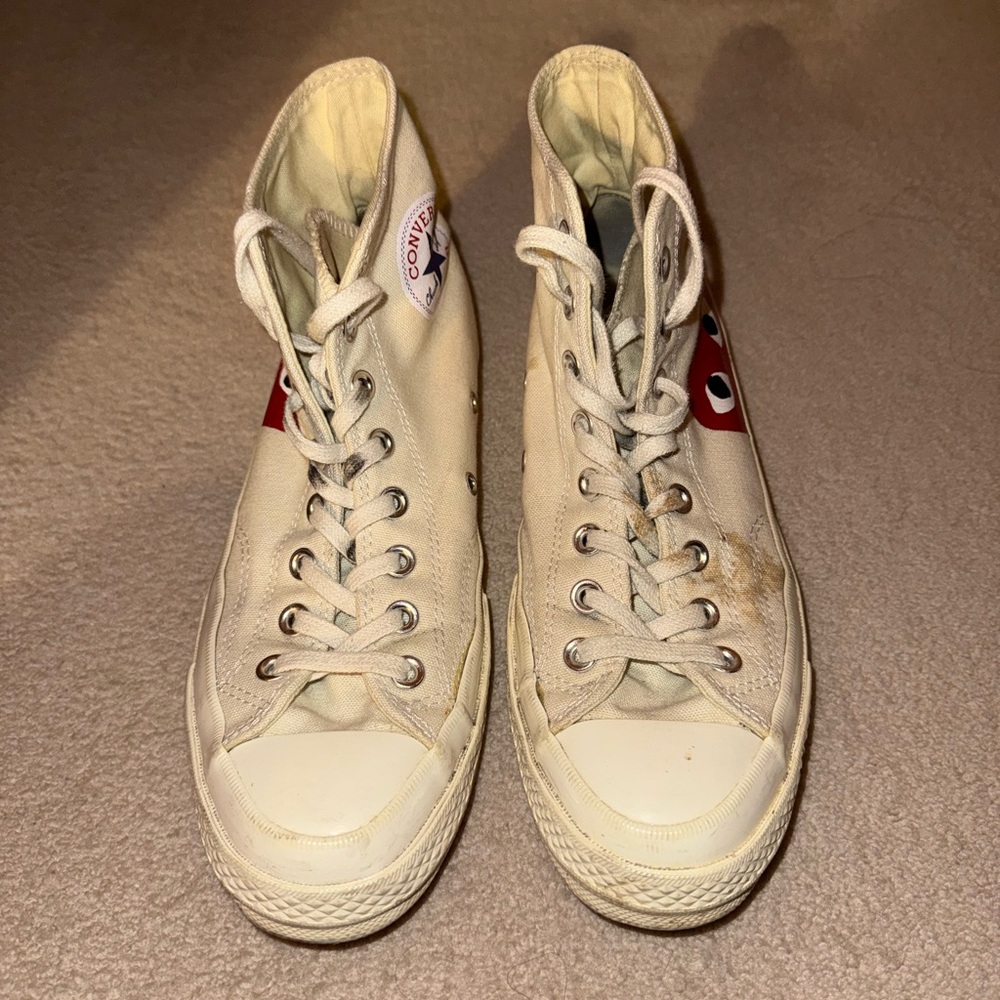 CDG Play High Top Converse